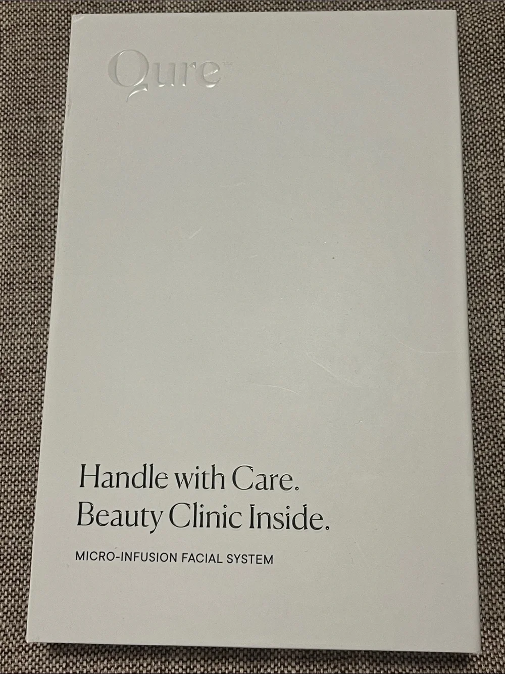 NWT Qure Micro-Infusion Facial System - 3 Month Bundle